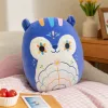 Cute blue plush dolls, soft and adorable throw pillows, children's toys, fabric gifts and collectibles details Picture